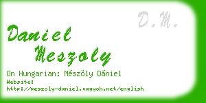 daniel meszoly business card